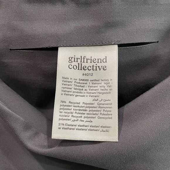 Girlfriend Collective High-Rise Gray Crop Leggings - Size: Small - Picture 4 of 10